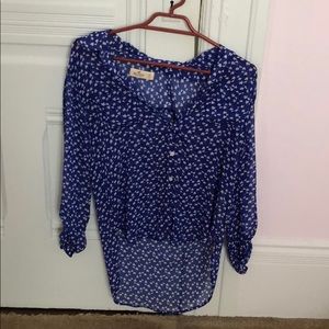 🌸 Hollister: Blue long sleeve shirt